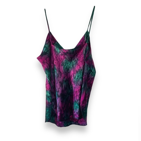 Purple and Green Women's Vintage Cami - Picture 2 of 3